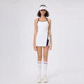Womens Athletic Dress with Built-In Leggings