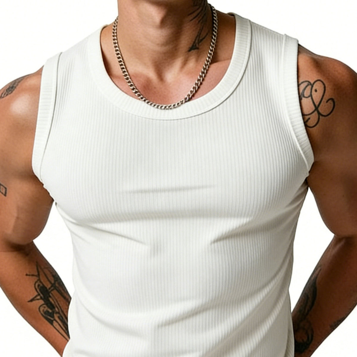 Hemmed tank top