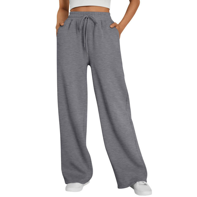Unisex Loose Fit Polyester Long Pants