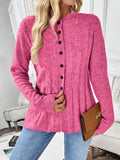 Long Sleeve Knitted Cardigan for Women