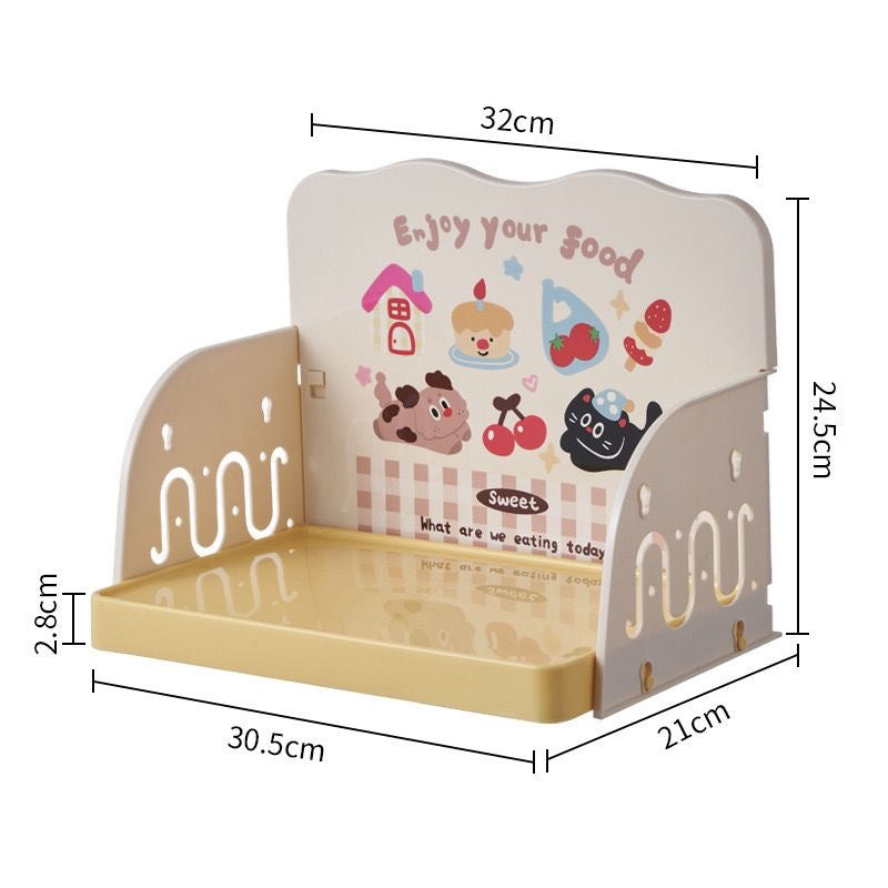 Cartoon Pet Dining Elevated Stand