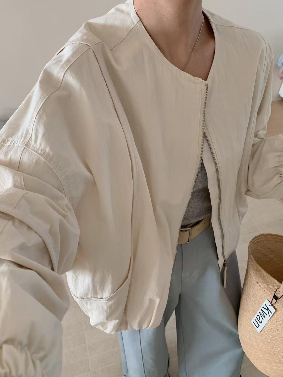 Womens Casual Baseball Jacket