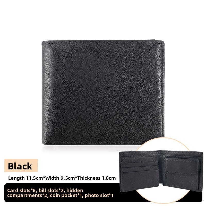 Casual Cowhide Men's Wallet