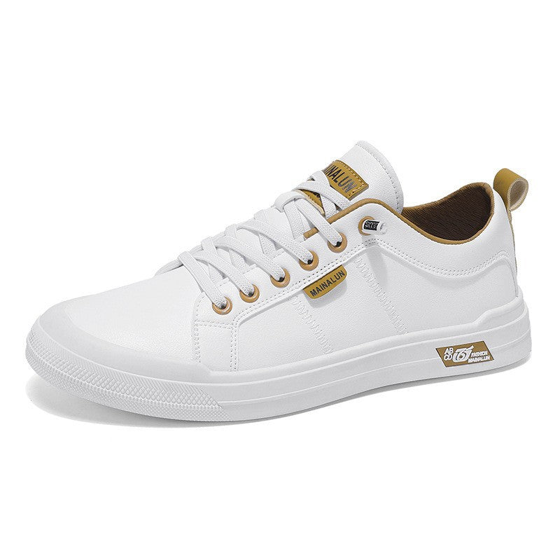 Versatile black and white soft-soled shoes
