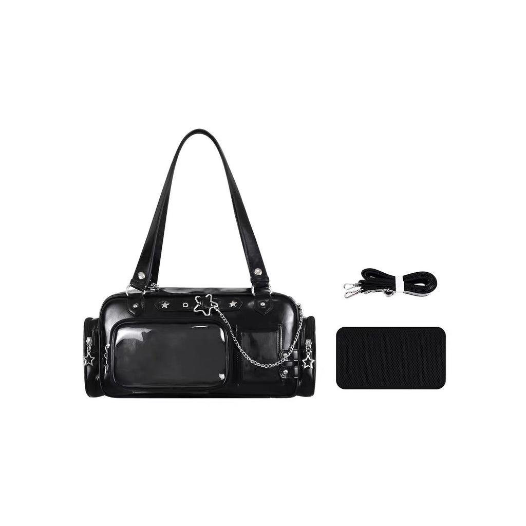 Transparent Square Crossbody Bag