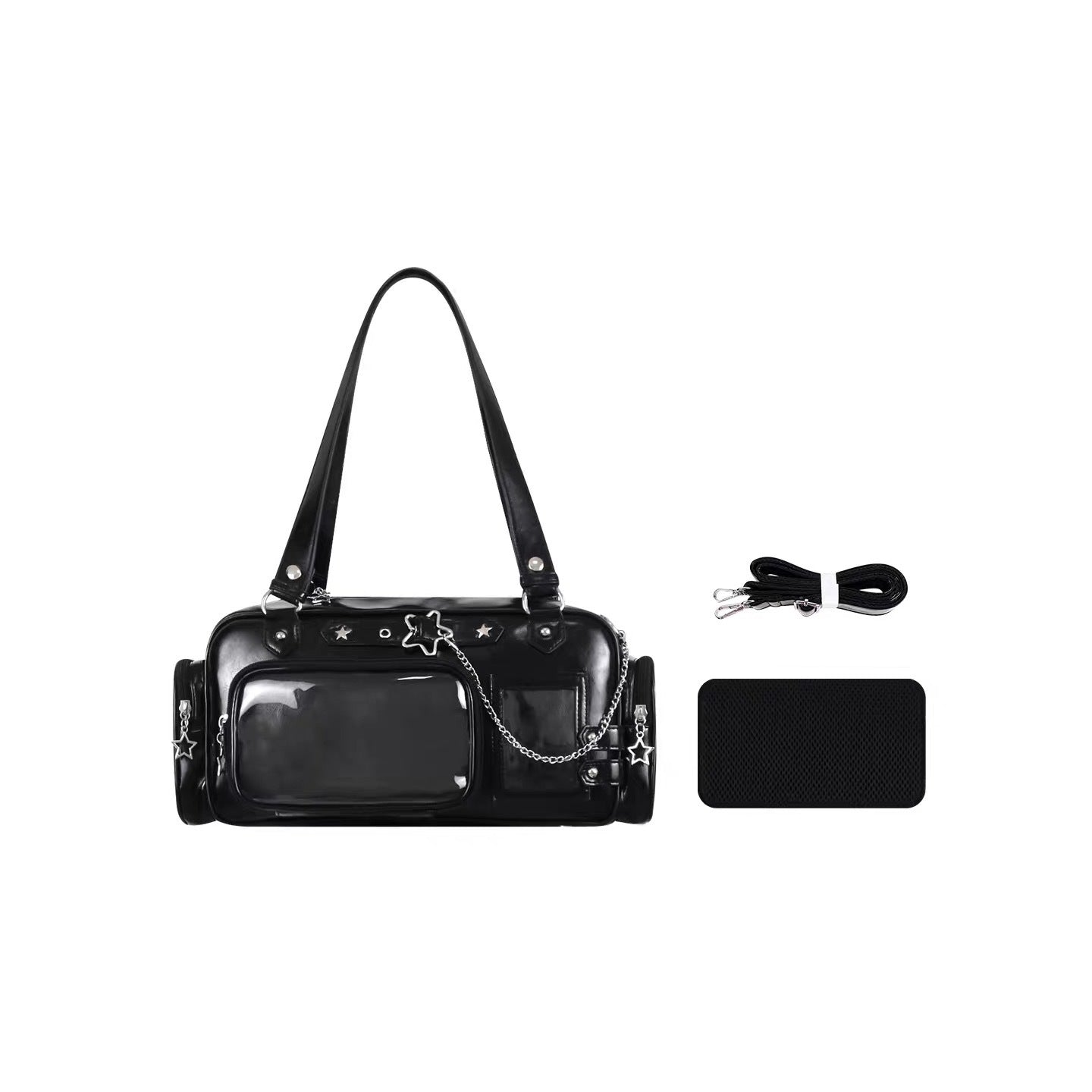 Transparent Square Crossbody Bag
