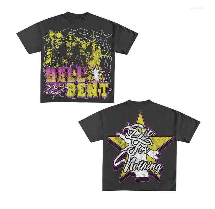 Graphic Print Loose-Fit Men's T-Shirt