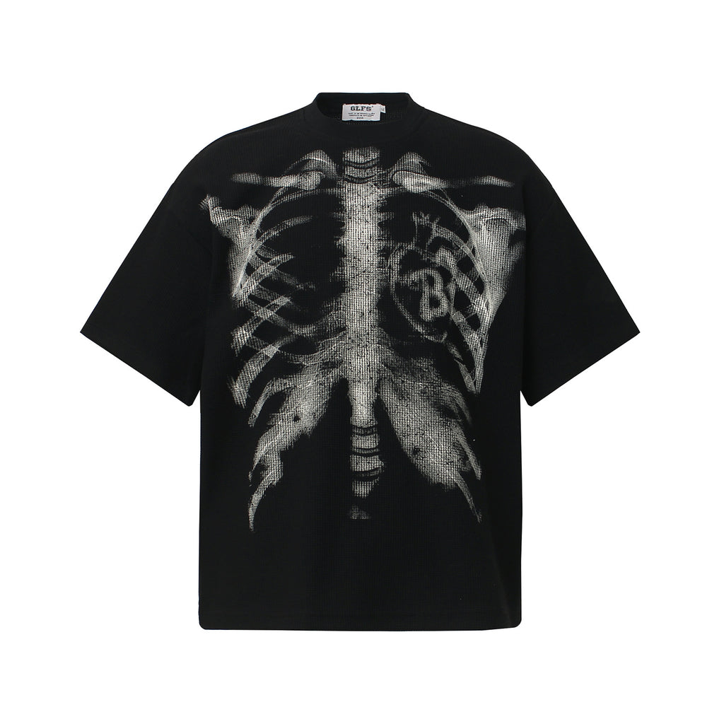 Men's Vintage Graphic Print Cotton T-shirt