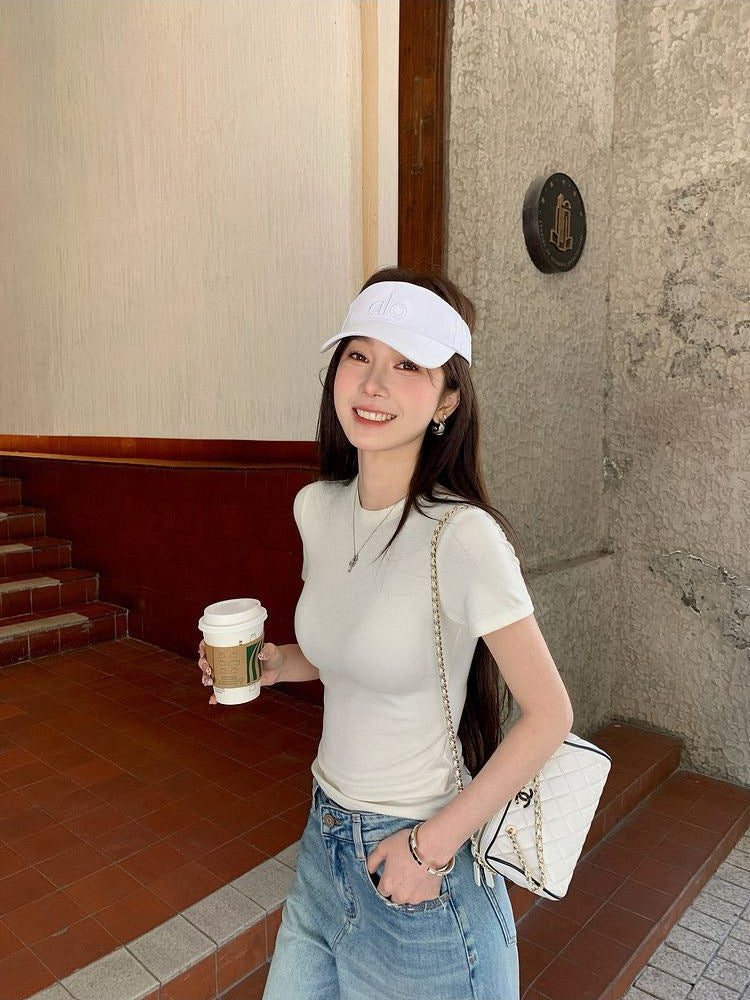 Womens Slim Fit Short Sleeve Tshirt