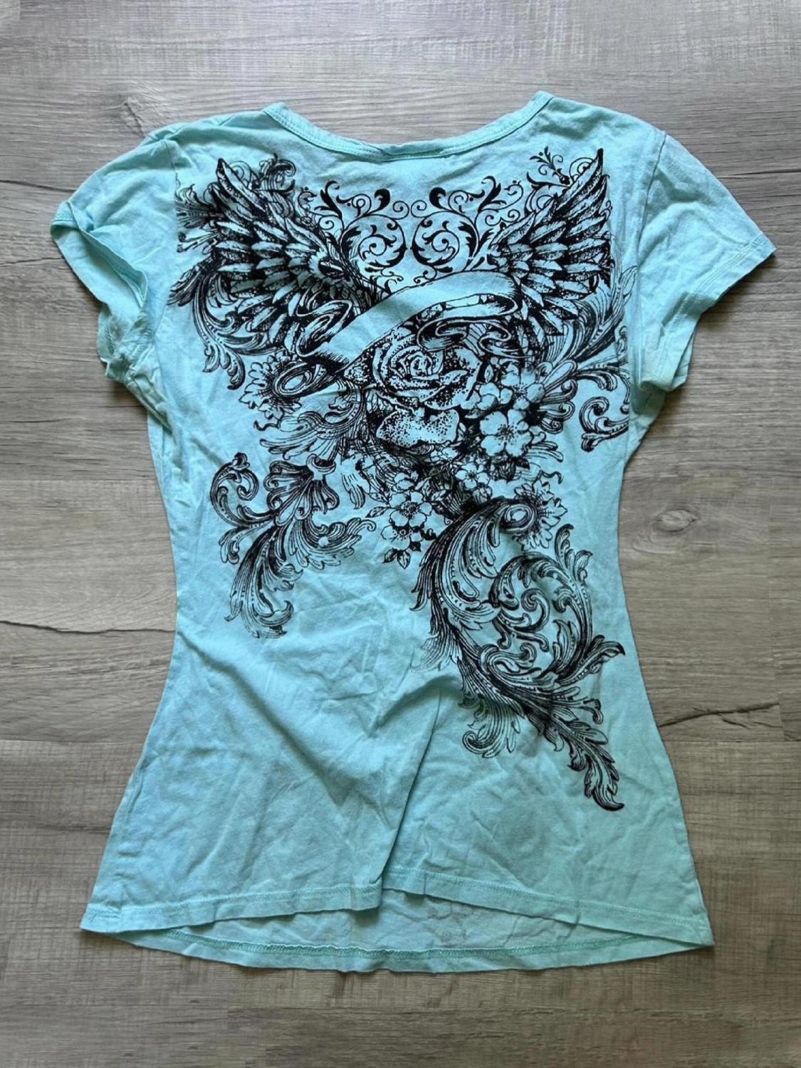 Vintage Print Slim Fit T-Shirt
