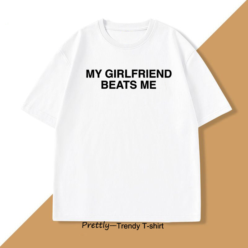 Humorous Graphic Cotton T-Shirt for Men