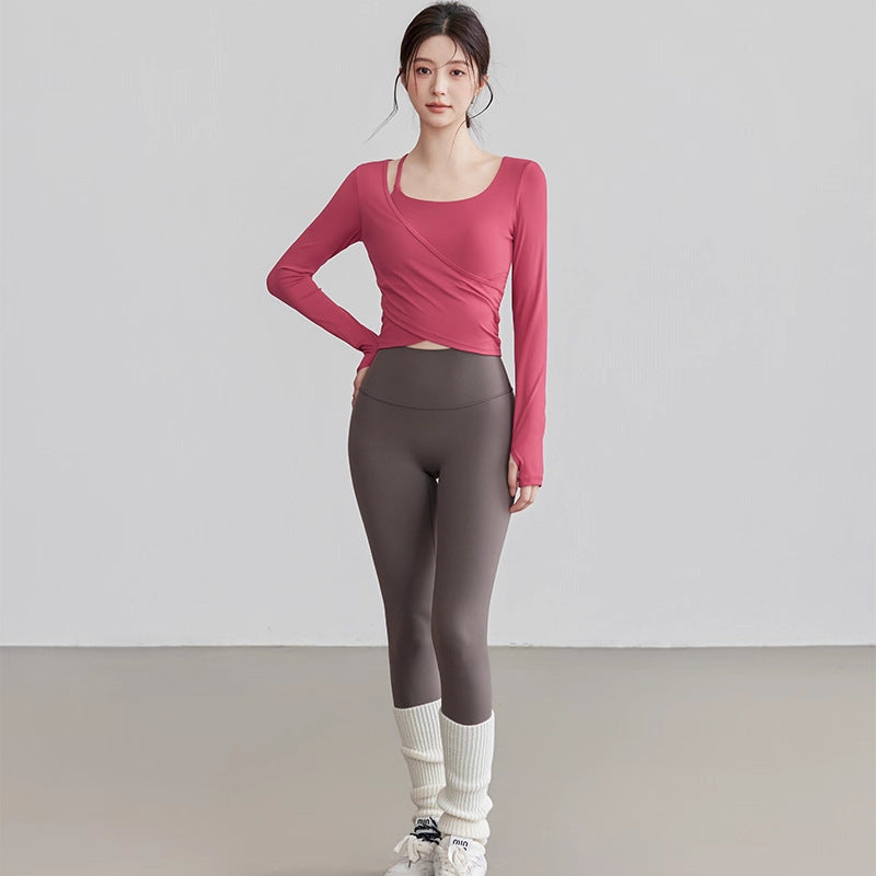 Womens Long Sleeve Yoga Top