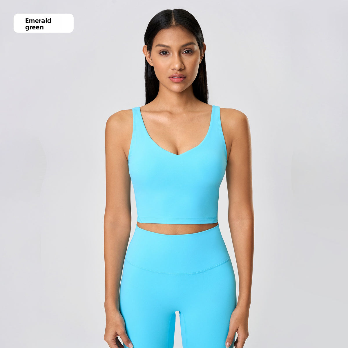 Women's shock-absorbing U-shaped back-support yoga underwear