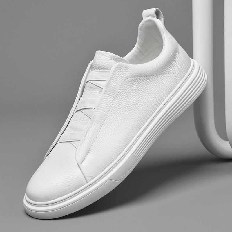 Classic Cowhide Casual Sneakers