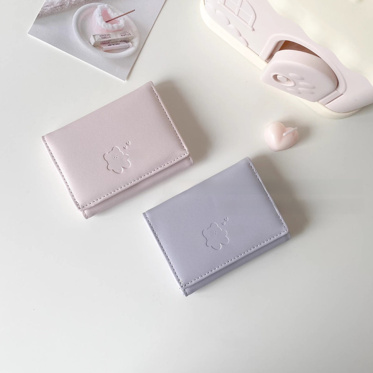 Tri-Fold PU Leather Wallet with RFID Protection