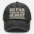 Vintage Washed Embroidered Baseball Cap
