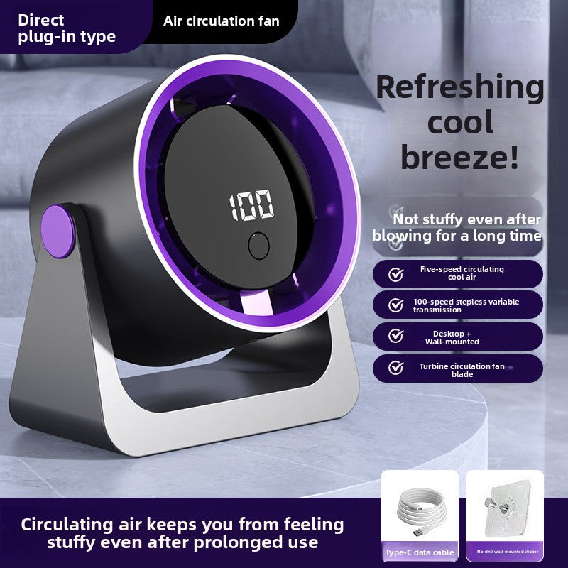 Desktop electric fan