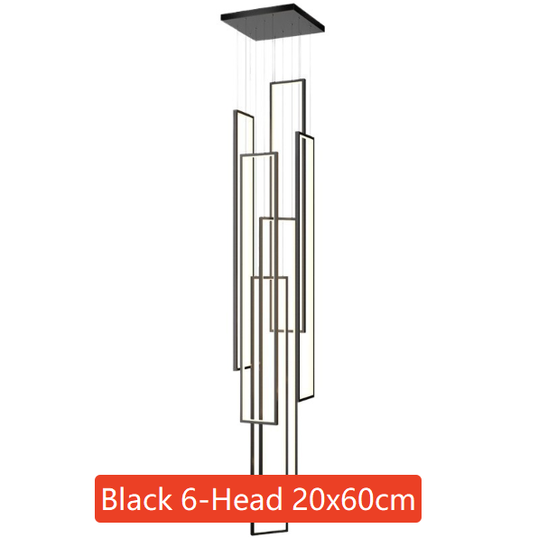Modern Rectangular LED Chandelier