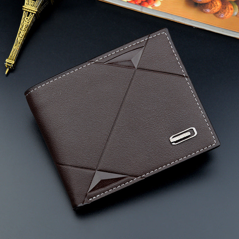 Mens Short PU Wallet