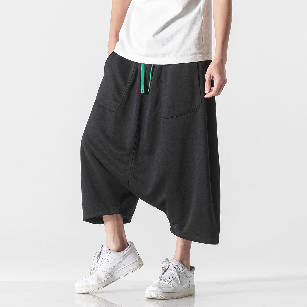 Japanese Style Cropped Casual Pants