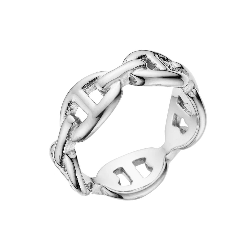 Titanium Steel Pig Nose Ring 18K Gold Plated Unisex Jewelry
