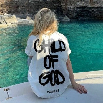 Oversized Graphic Print Cotton T-Shirt