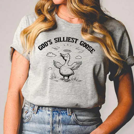 Funny Graphic Print T-Shirt