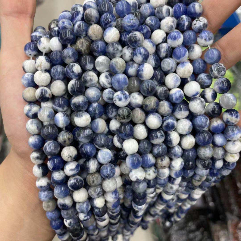 Natural Stone Crystal Loose Beads DIY Jewelry Making Accessories