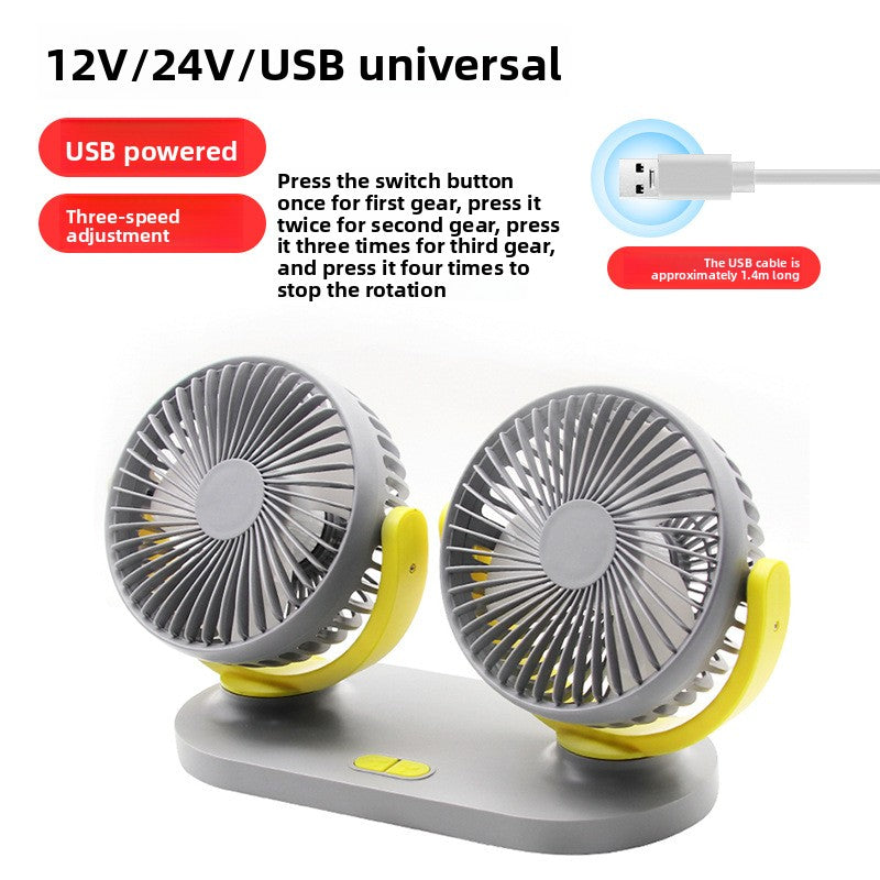 Car-mounted electric fan