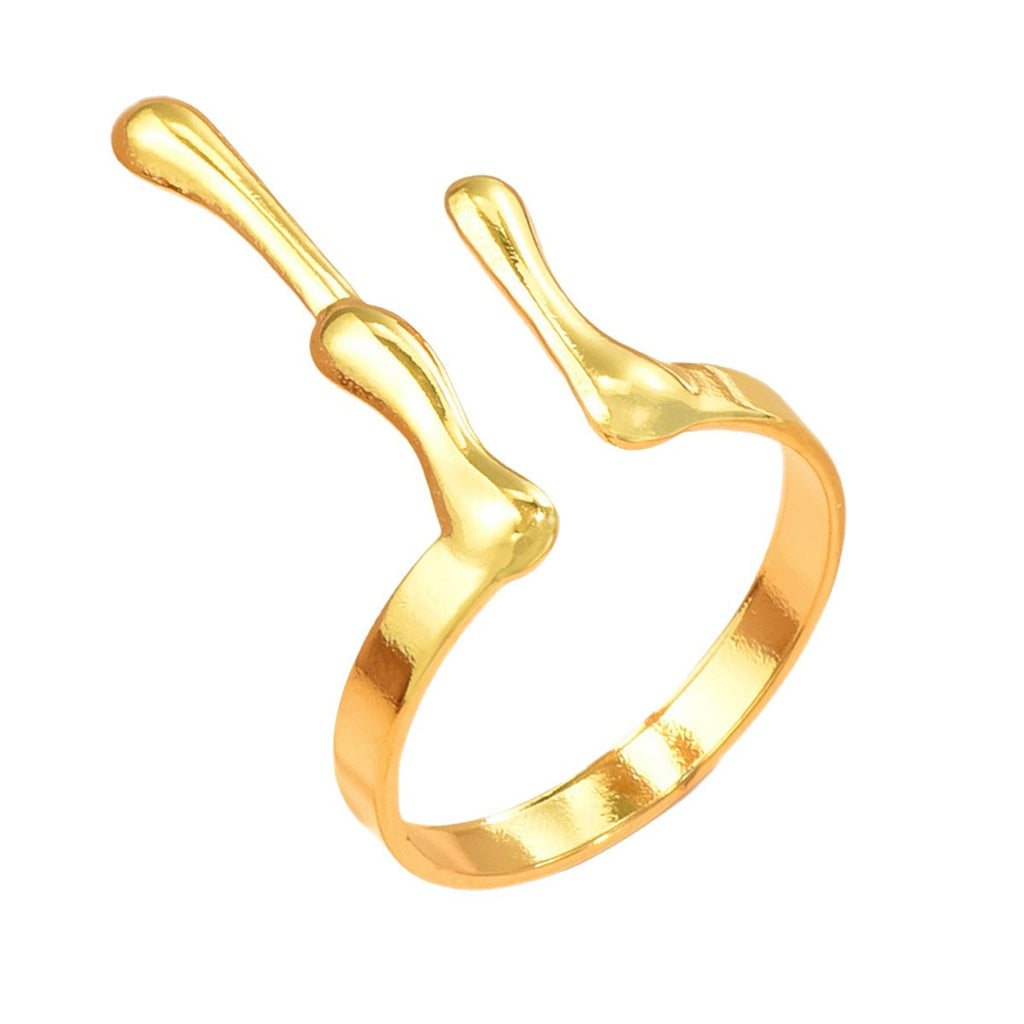 Baroque Asymmetrical Open Ring