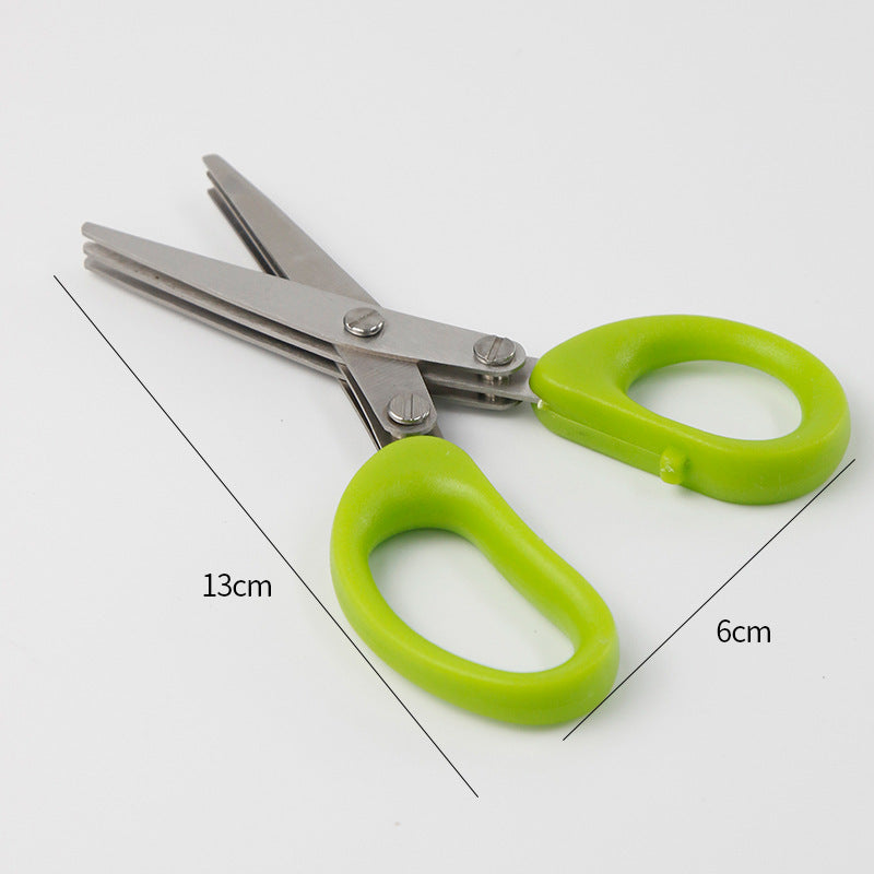 Kitchen Stainless Steel Onion Scissors, Multifunctional Cilantro Accessories Scissors