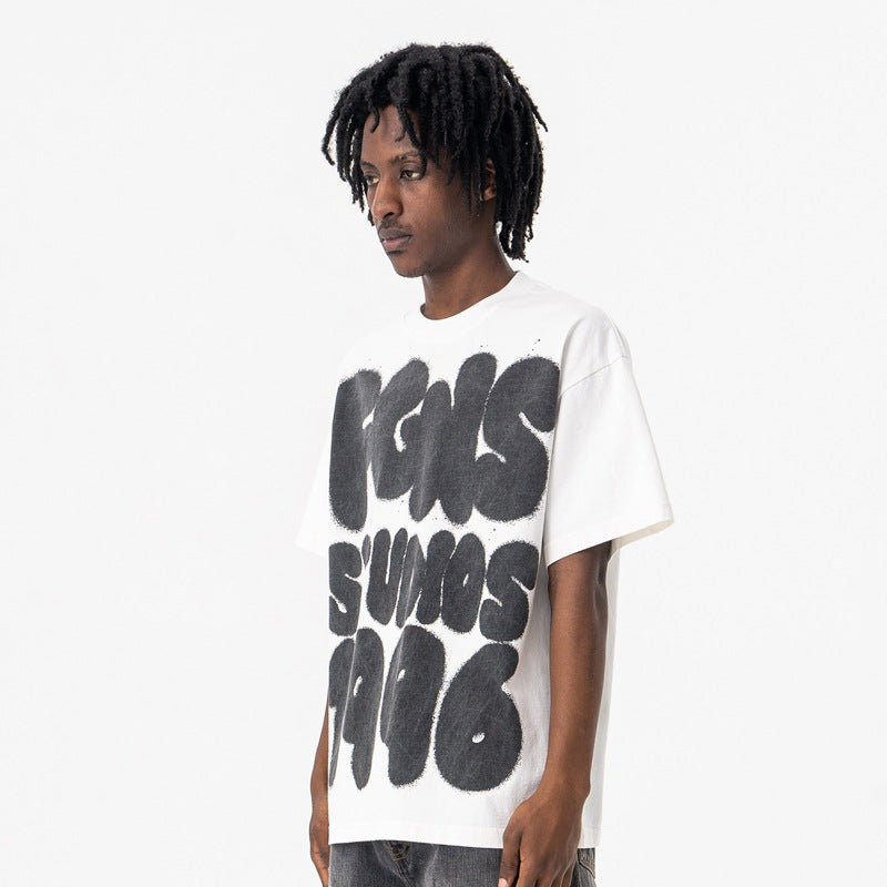 Men's Graphic Print Cotton T-Shirt
