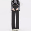 Maternity Wide-Leg Fleece-Lined Warm Leggings