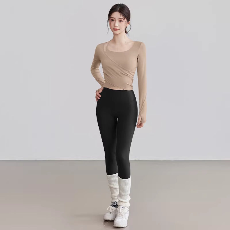 Womens Long Sleeve Yoga Top