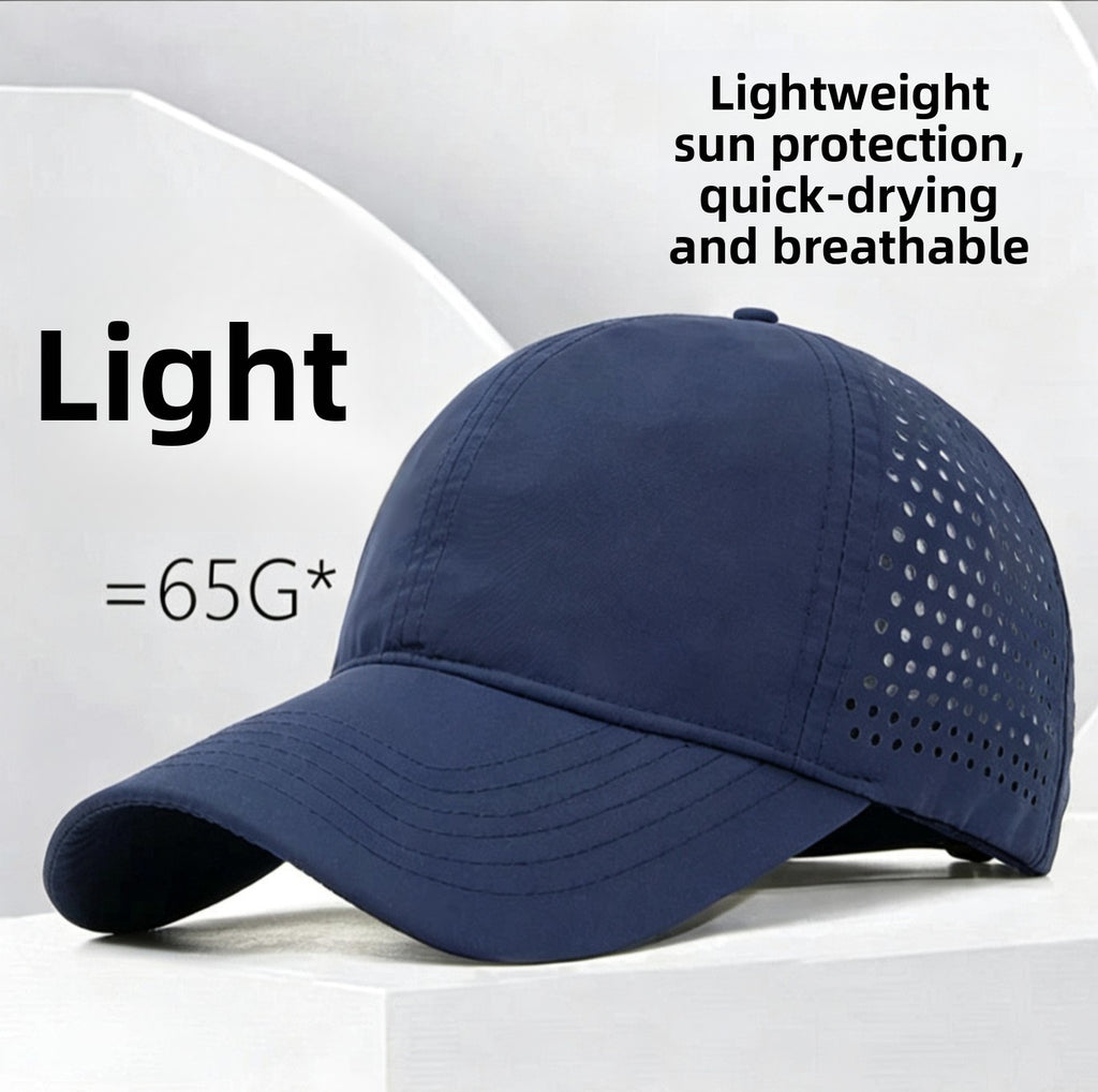 Quick-Dry Mesh Baseball Cap with Adjustable Strap