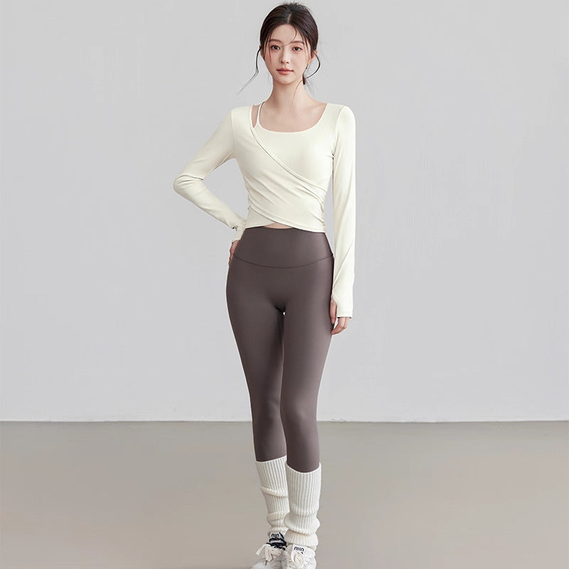 Womens Long Sleeve Yoga Top
