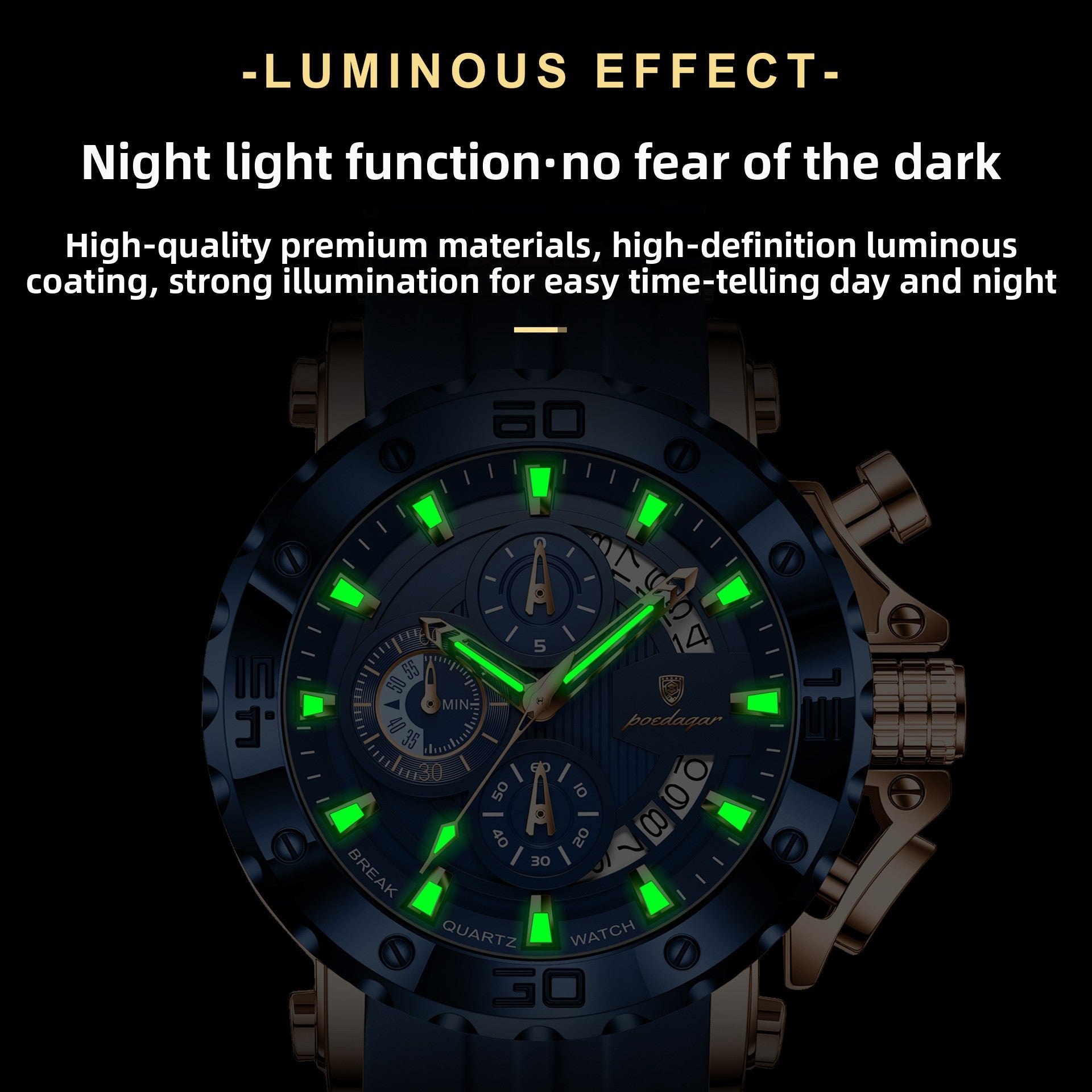 Multifunction Sports Chronograph Watch