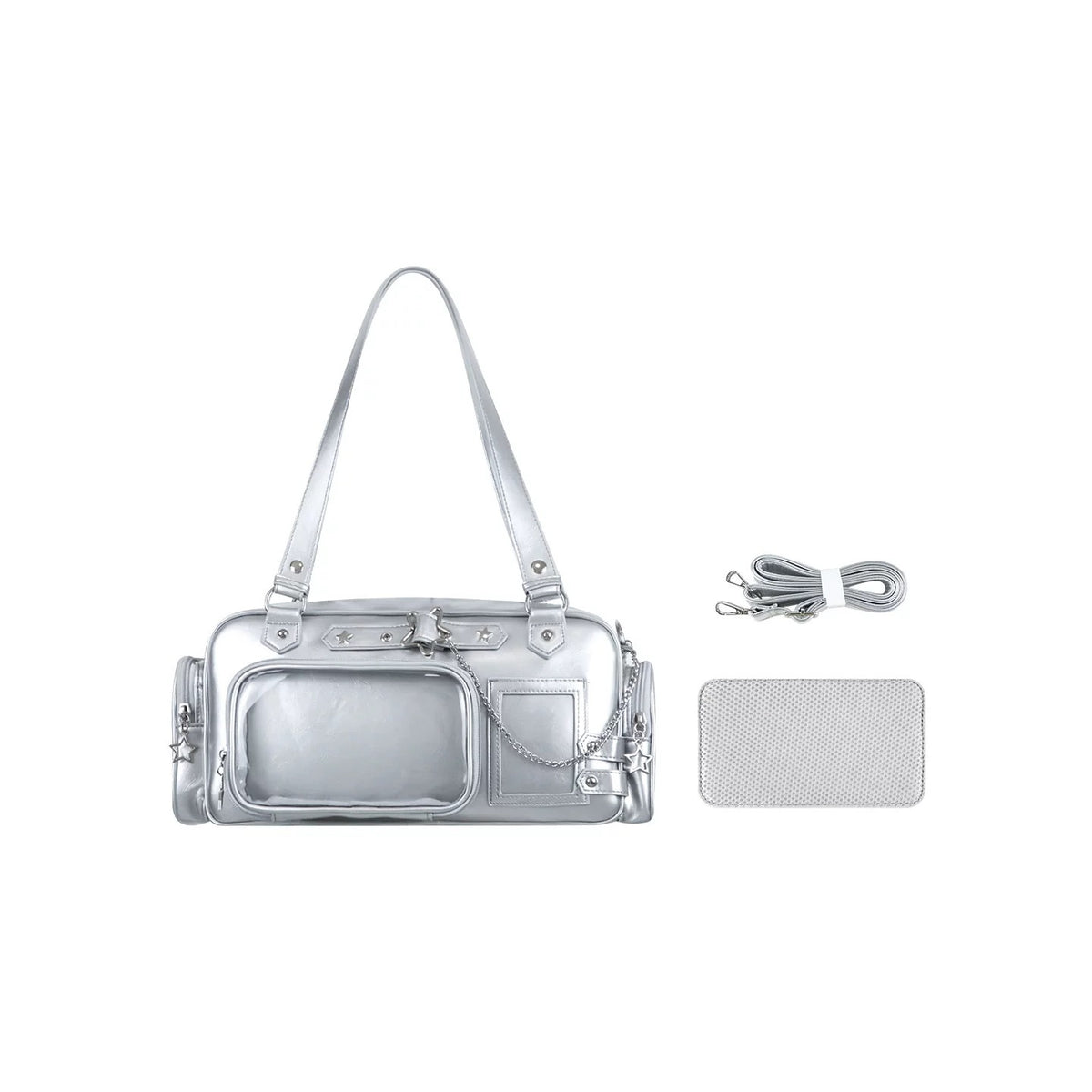 Transparent Square Crossbody Bag