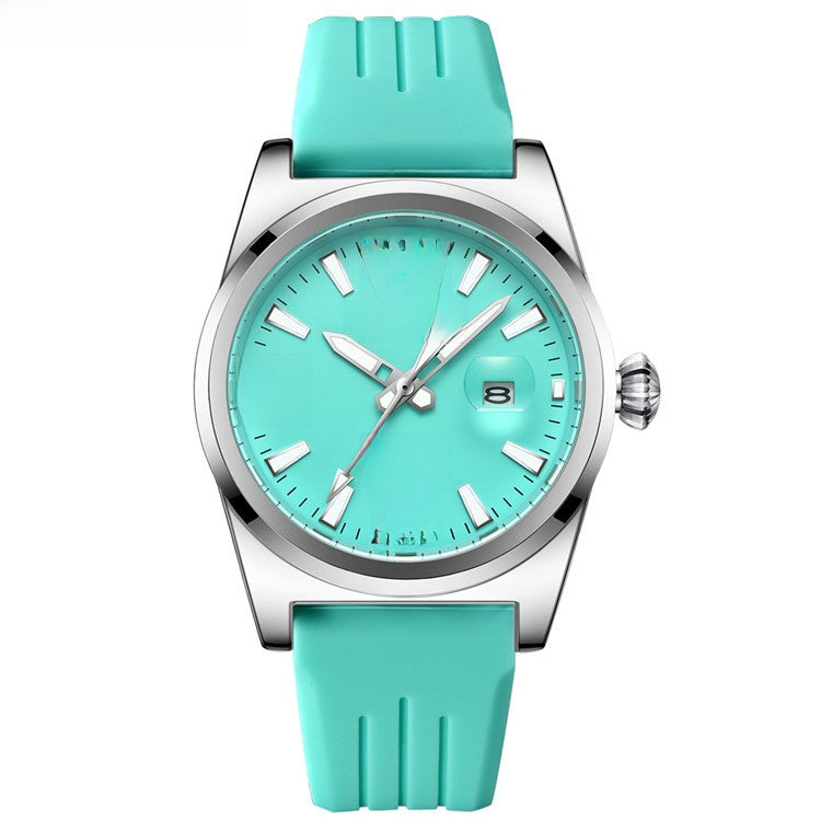 CRRJU Quartz Watch Leather Strap Waterproof