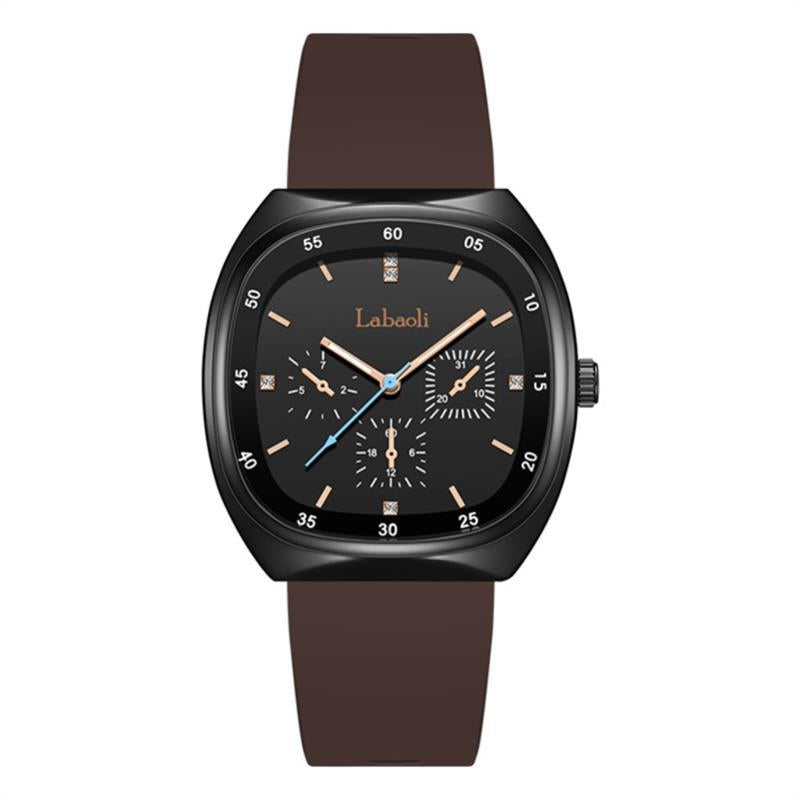 Simple Vintage Style Silicone Unisex Watch