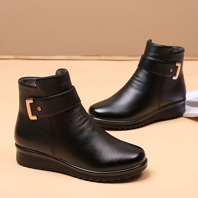 Fleece-Lined Women's Winter Boots