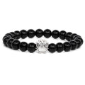 Elastic Stone Bead Bracelet Vintage Unisex Jewelry