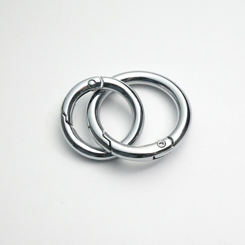 Zinc Alloy Spring Key Rings