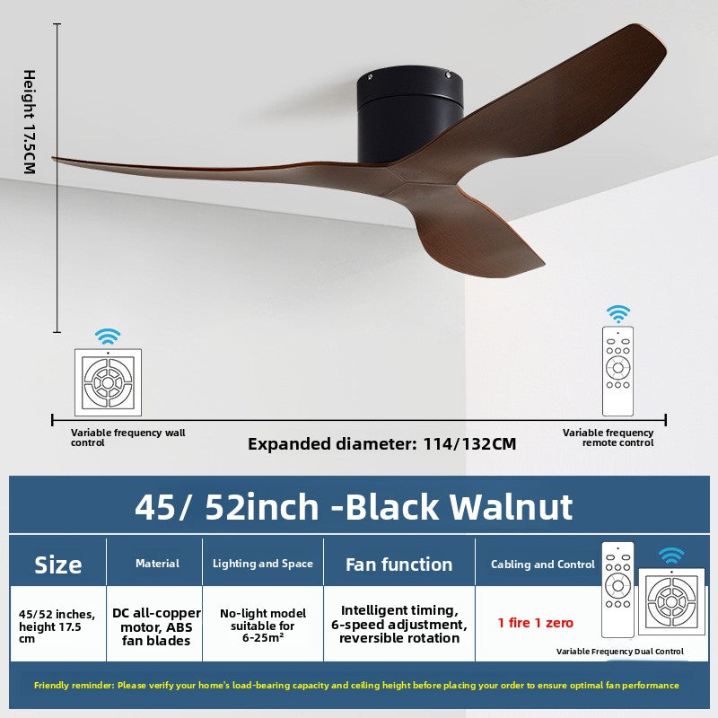 Industrial Retro Ceiling Fan with Inverter Technology