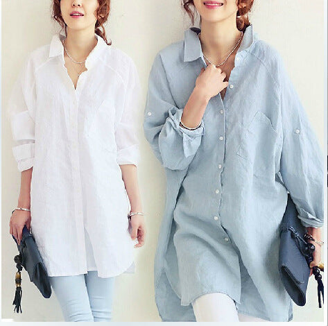 Loose plus-size dresses and shirts
