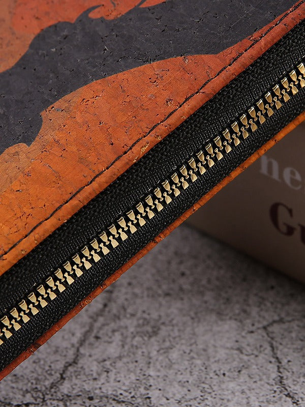 Halloween Pattern Long Wallet with Zipper