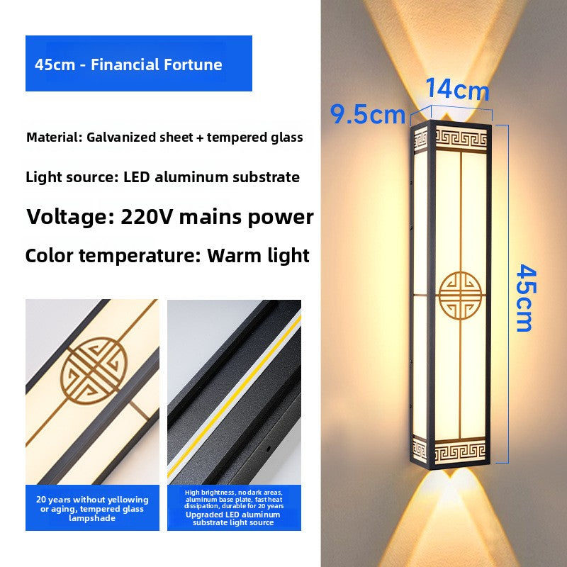 Chinese Style Outdoor LED Wall Light