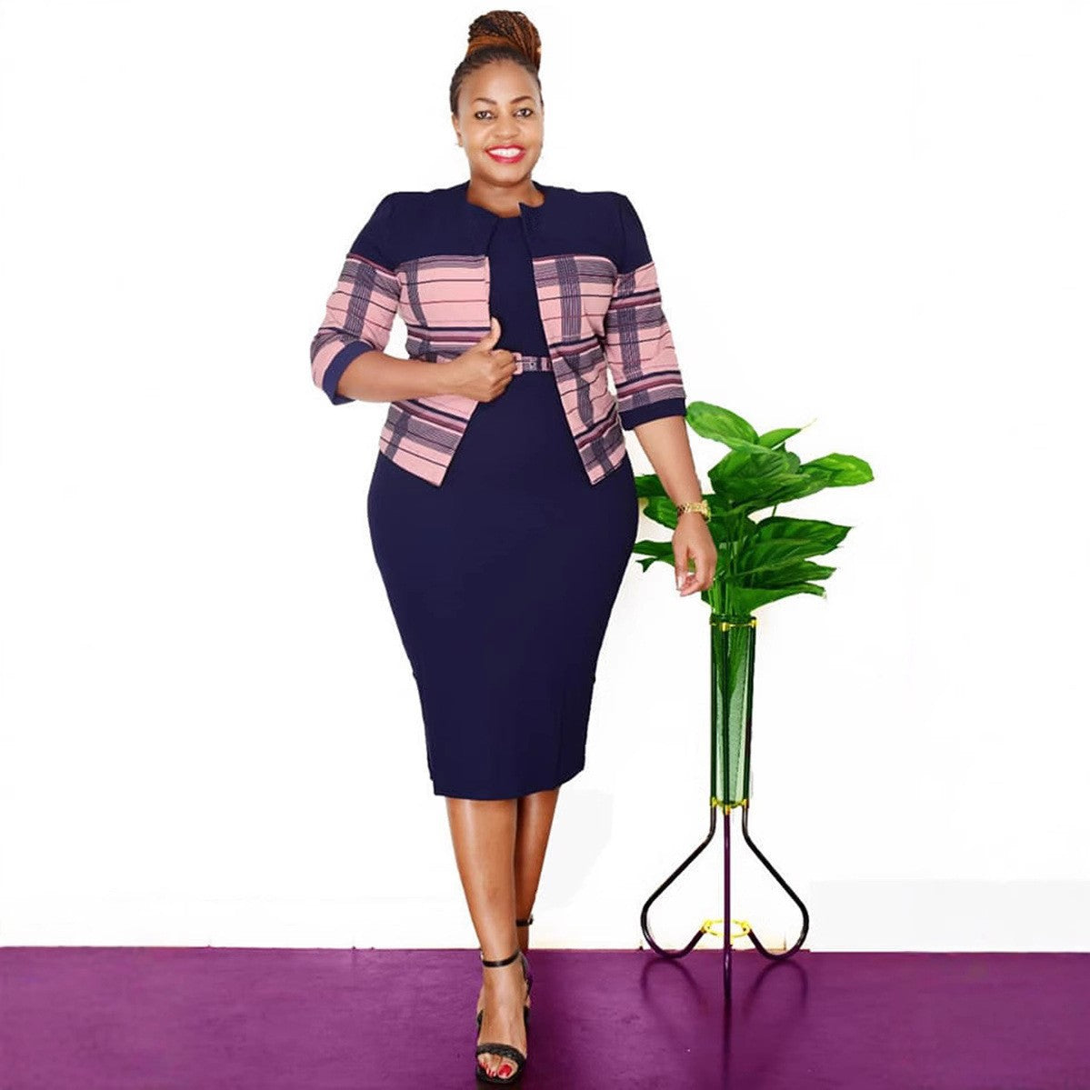 African plus-size women's dresses