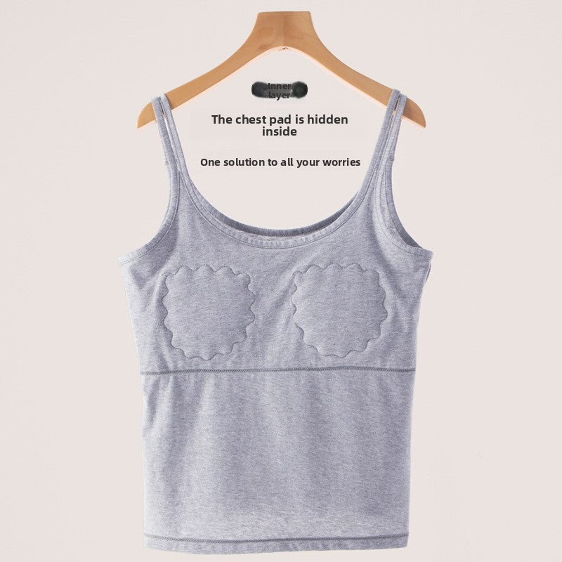 Pure Cotton Camisole Anti-Bump Undershirt