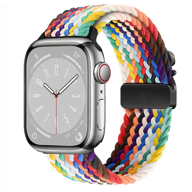 Braided Nylon Apple Watch Strap with Parachute Buckle